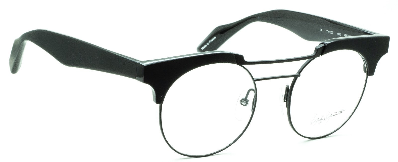 YOHJI YAMAMOTO YY3009 002 49mm Eyewear RX Optical Glasses Frames - New France