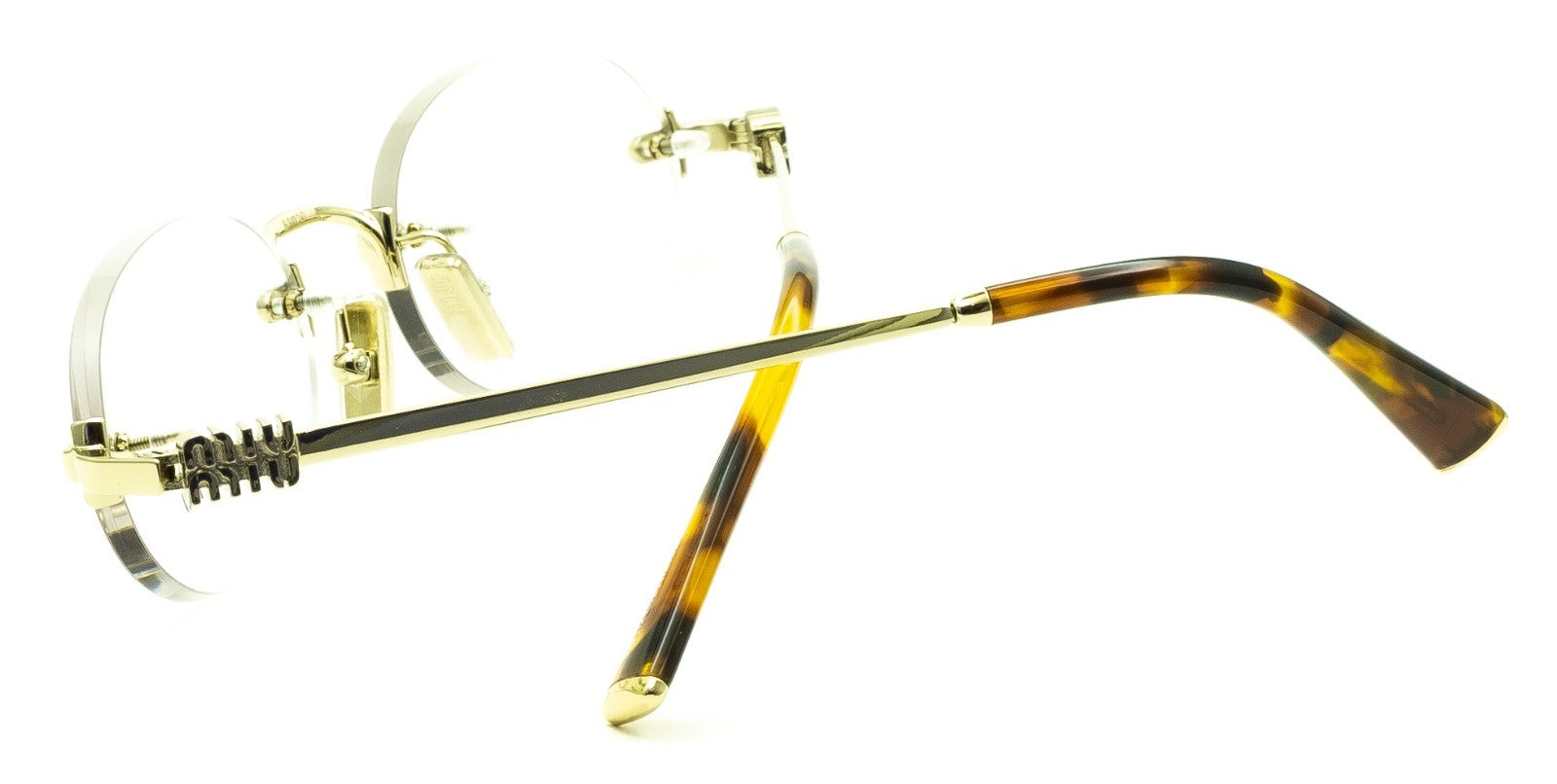 MIU MIU VMU 53W ZVN-1O1 53mm Eyewear FRAMES RX Optical Eyeglasses Glasses- Italy