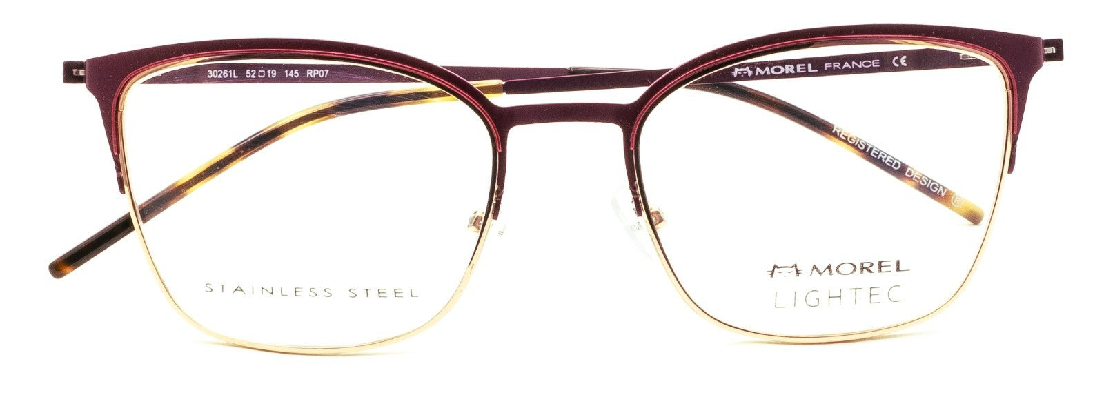 MOREL France LIGHTEC 30261L RP07 52mm Eyewear FRAMES Glasses RX Optical - New