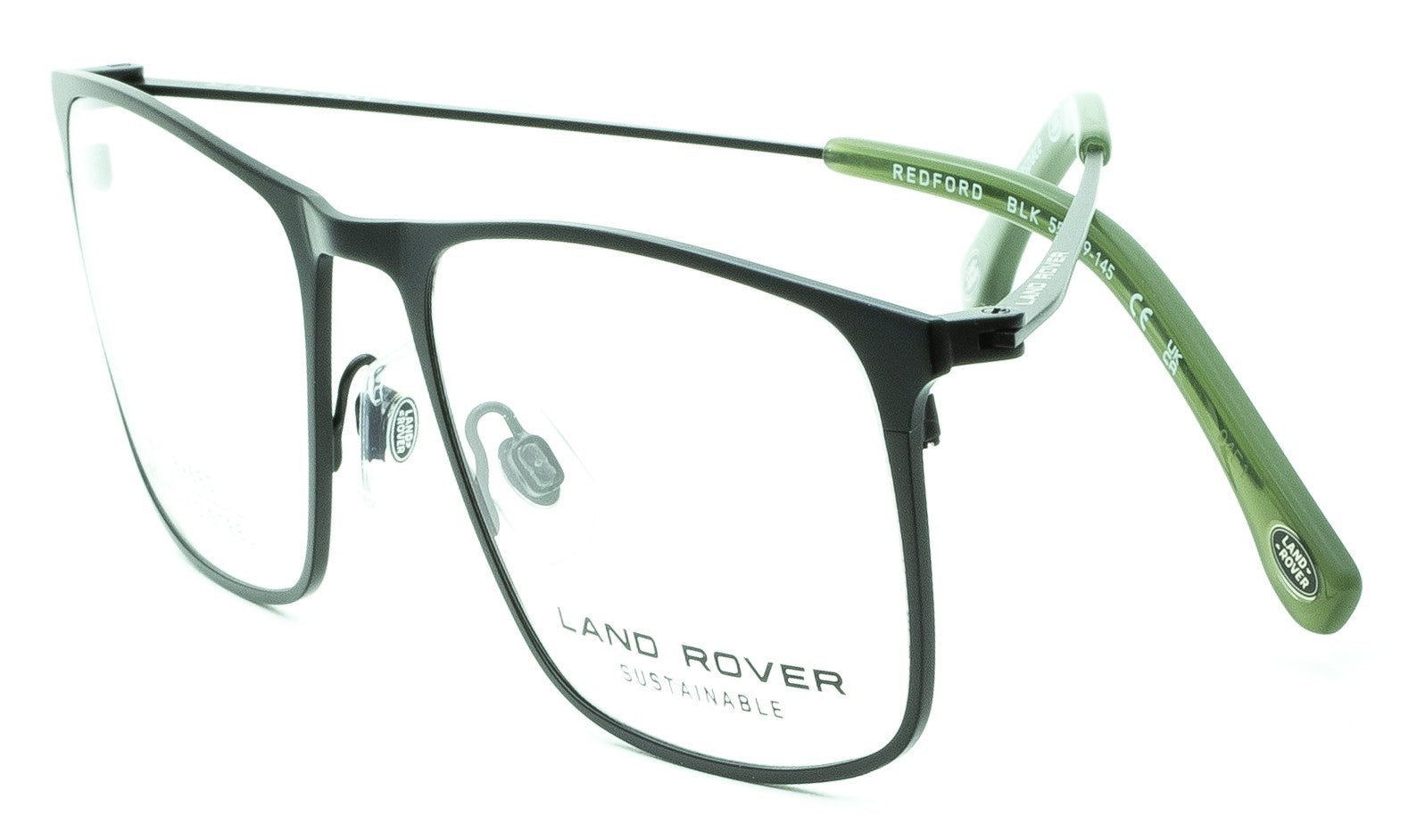 LAND ROVER Redford BLK 55mm Eyewear FRAMES RX Optical Glasses Eyeglasses - New