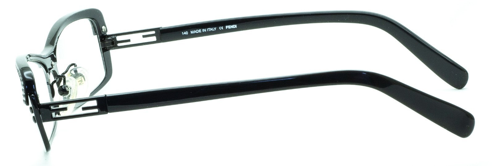 FENDI F728R 001 52mm Vintage RX Optical FRAMES Glasses Eyeglasses New NOS Italy