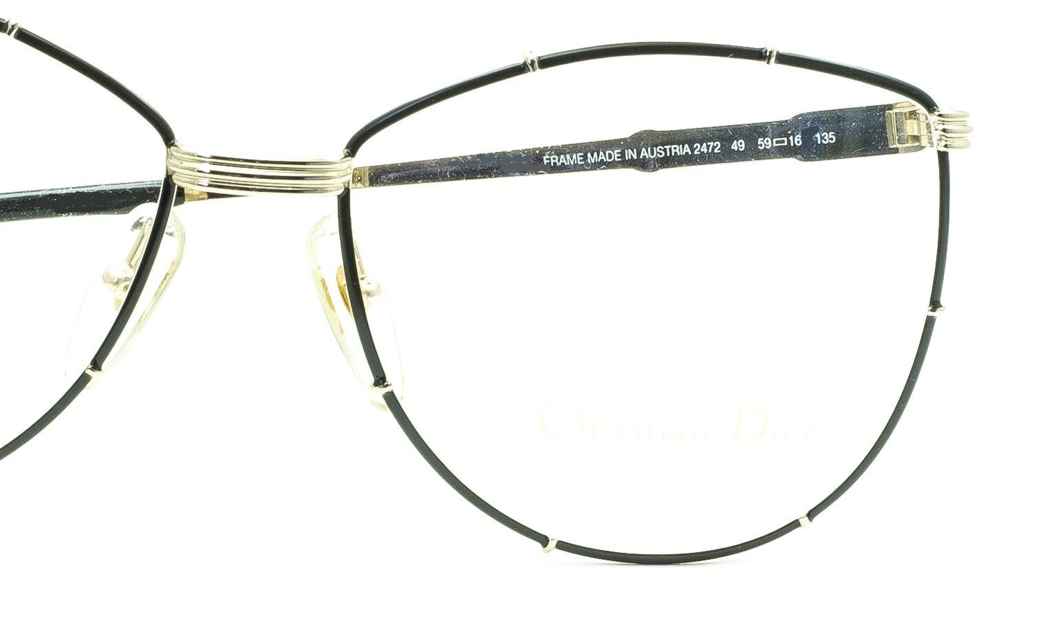 CHRISTIAN DIOR 2472 49 59mm Eyewear Glasses RX Optical FRAMES VINTAGE Austria