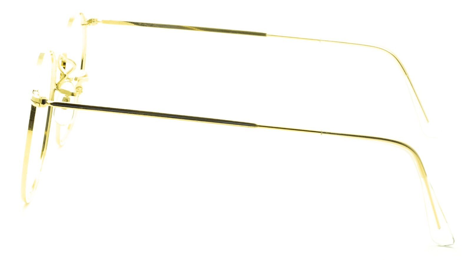 B.O.I.C. (SAVILE ROW) ENGLAND Gold 54x20mm PANTO Quadra RX Optical EyeglassesNOS