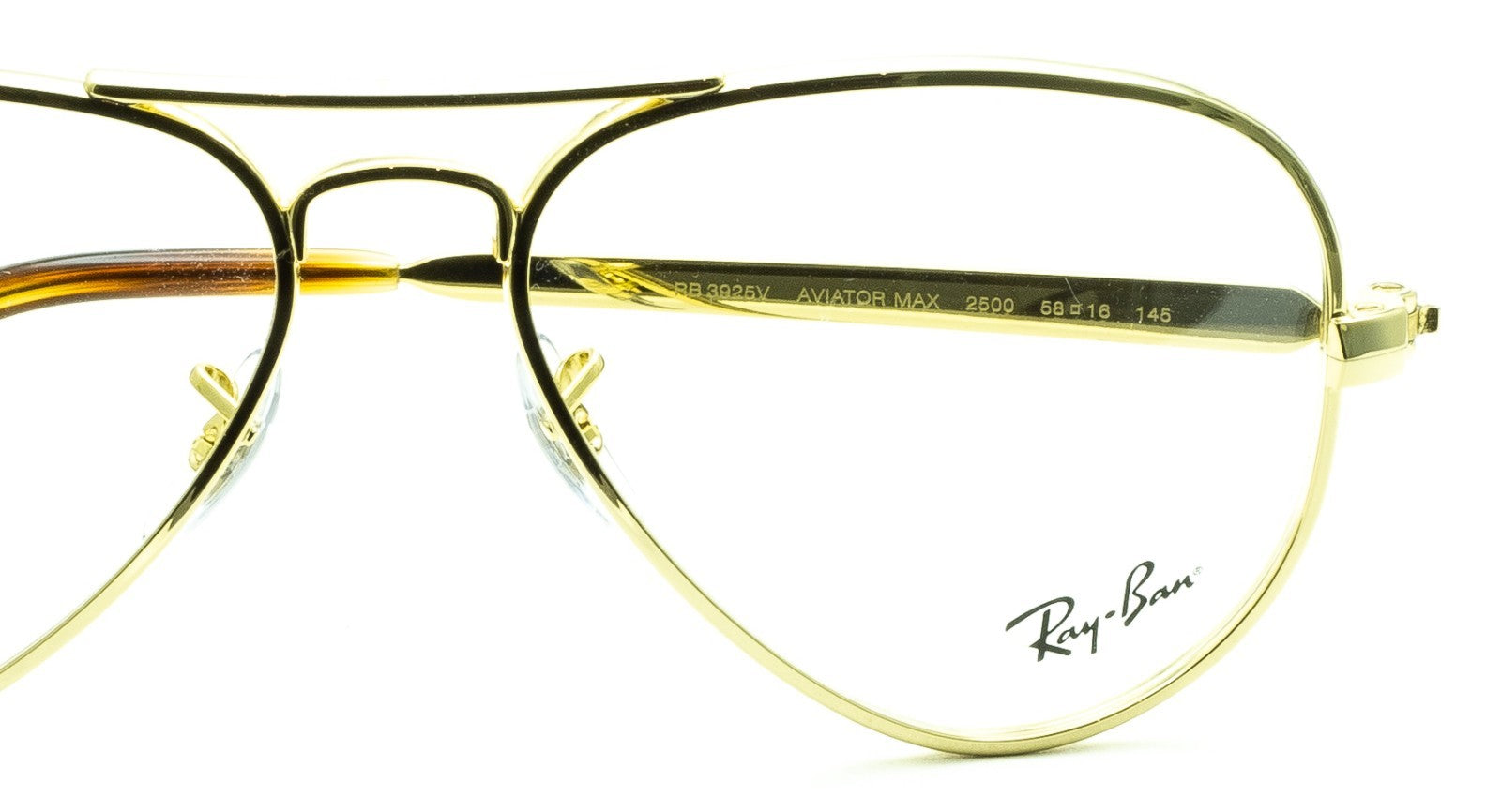RAY BAN RB 3925V 2500 Aviator Max 58mm FRAMES RAYBAN Glasses Eyewear RX Optical