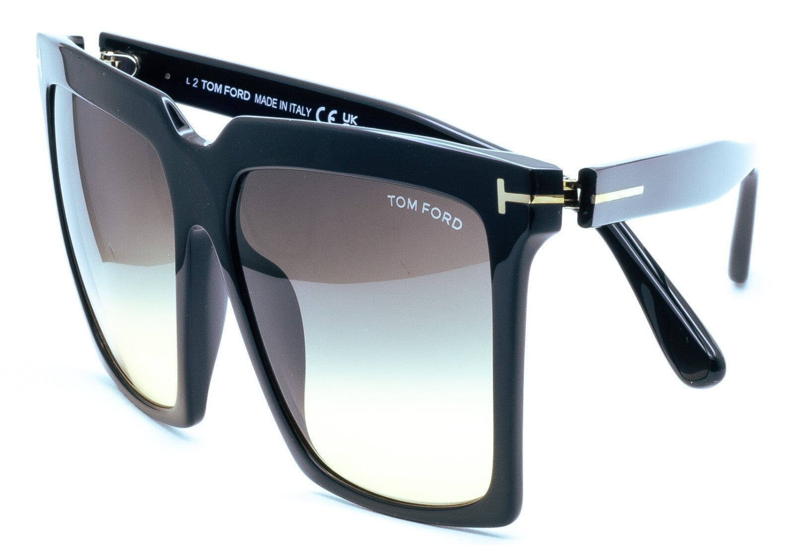 TOM FORD TF764 01B Sabrina-02 58mm Eyewear SUNGLASSES Shades New BNIB - Italy
