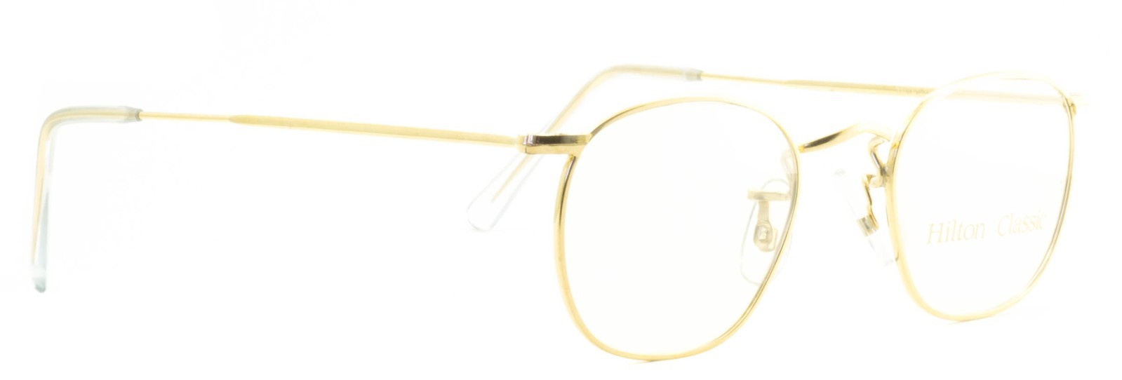 Hilton Classic 3 (SAVILE ROW) Quadra Gold 1035 42x20mm FRAMES RX Optical - NOS