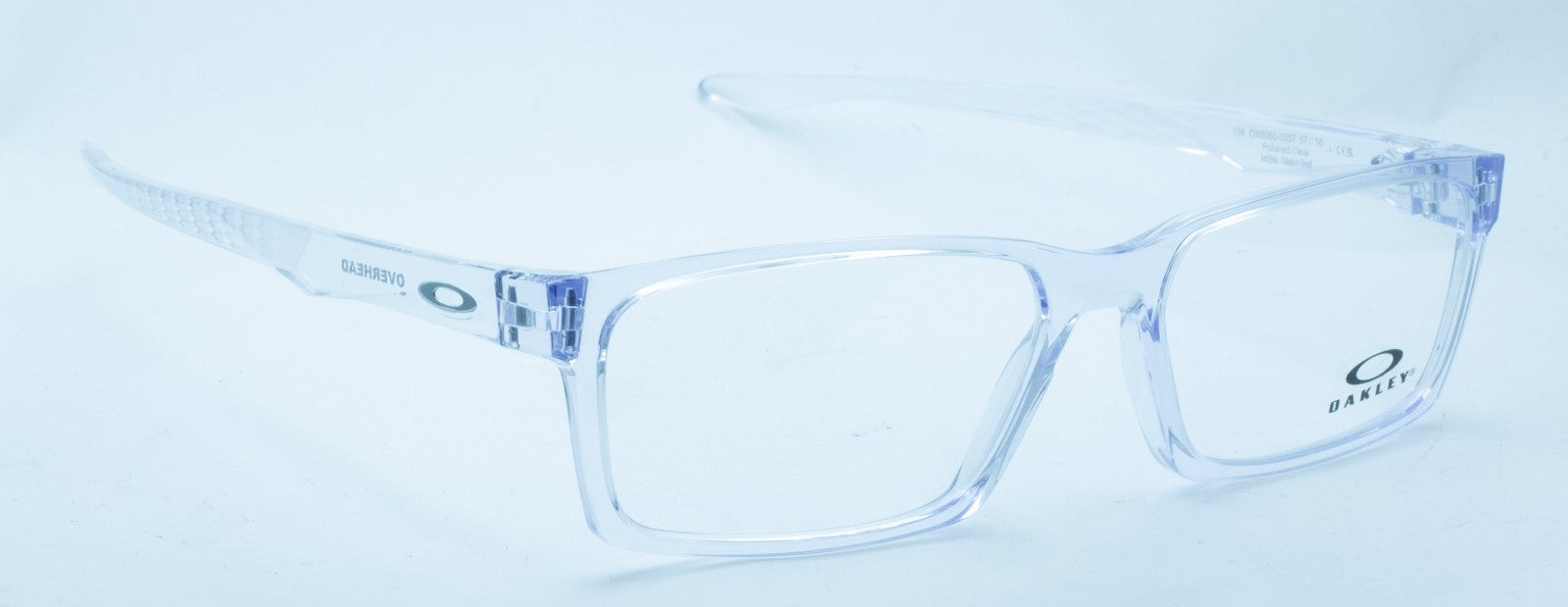 OAKLEY OVERHEAD OX8060-0357 Clear 57mm Eyewear RX Optical Glasses - New Brazil