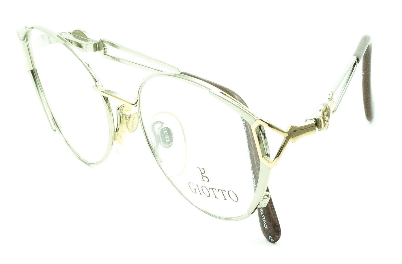 GIOTTO by AIRLINE OPTIK G400 C 52mm Vintage Eyewear FRAMES RX Optical -New Italy