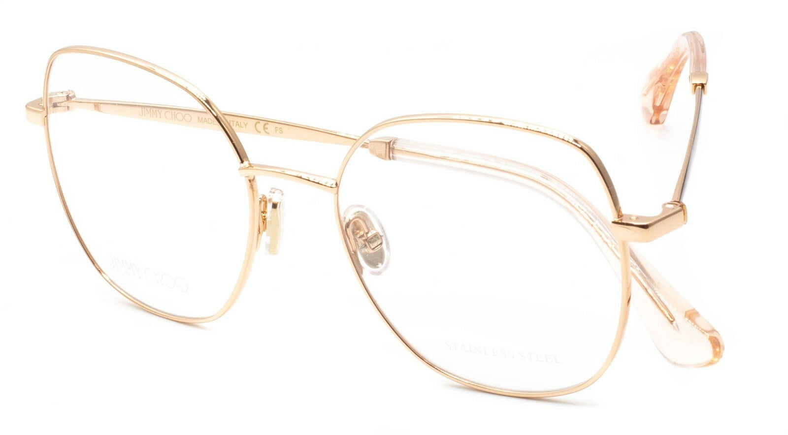 JIMMY CHOO JC281 BKU 52mm Eyewear Glasses RX Optical Glasses FRAMES Italy - New