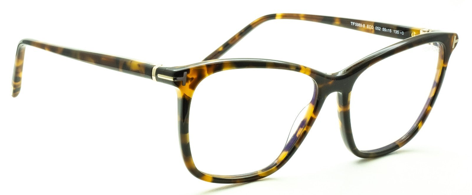 TOM FORD TF 5989-B ECO 052 55mm Eyewear FRAMES RX Optical Glasses New - Italy