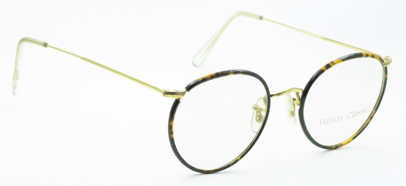 HILTON CLASSIC 1 (SAVILE ROW) Panto Tortoise 47x20mm Eyewear RX Optical - NOS