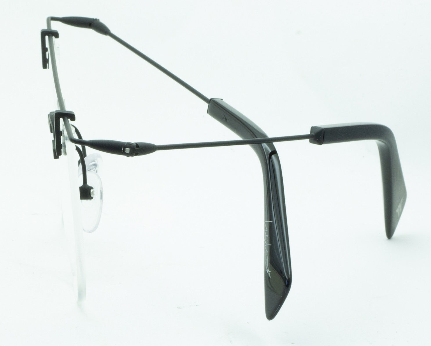 YOHJI YAMAMOTO YY3015 002 49mm Eyewear Eyeglasses Frames RX Optical - New France