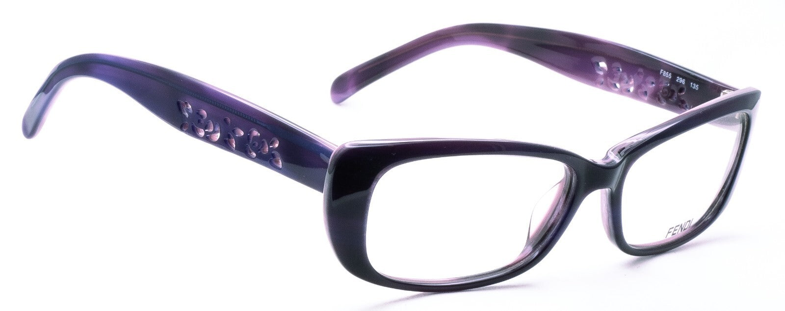 FENDI F855 296 52mm Eyewear RX Optical FRAMES Glasses Eyeglasses New BNIB Italy