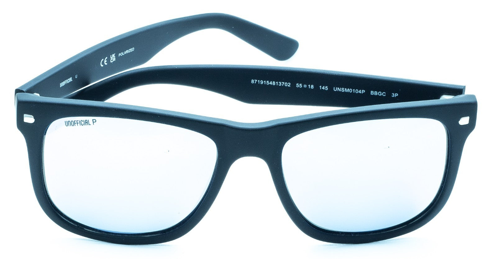 UNOFFICIAL UNSM0104P BBGC 3P 55mm Polarized Sunglasses Shades Frames - New