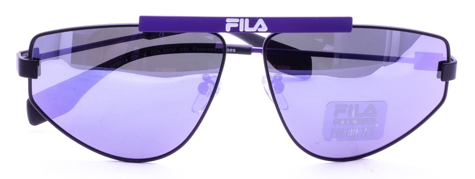 FILA EYEWEAR SF9993 COL. 531V *3 59mm Polarized Sunglasses Shades Frames - New