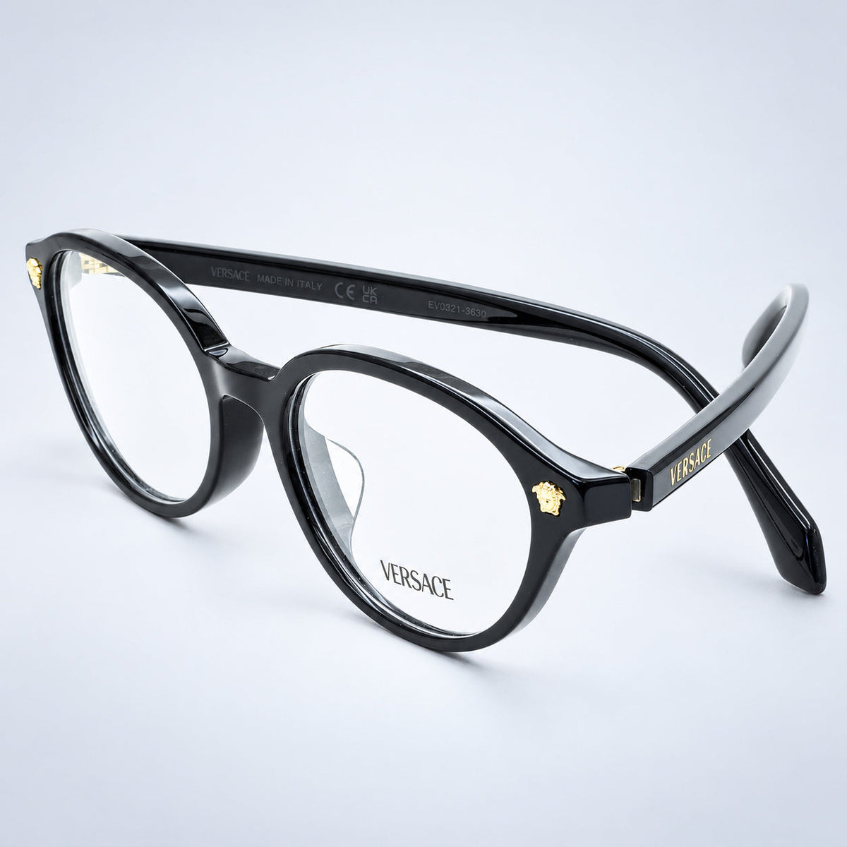 VERSACE MOD 3393-D GB1 53mm Eyewear FRAMES Glasses RX Optical Eyeglasses - Italy