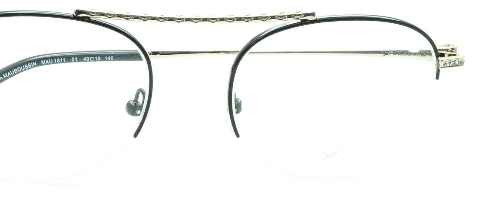 MAUBOUSSIN MAU 1811 001 49mm Eyewear FRAMES Glasses RX Optical Eyeglasses - New