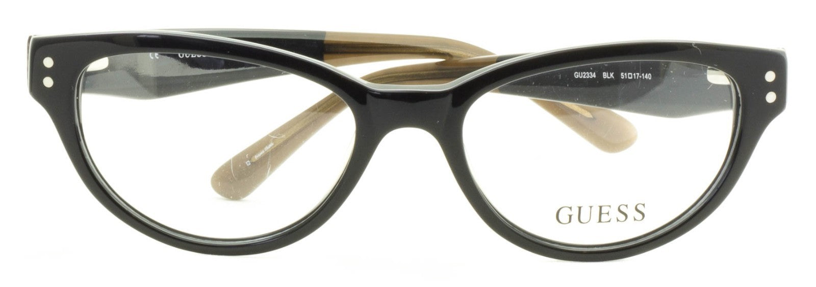 GUESS GU2334 BLK 51mm Eyewear FRAMES Glasses Eyeglasses RX Optical - BNIB New