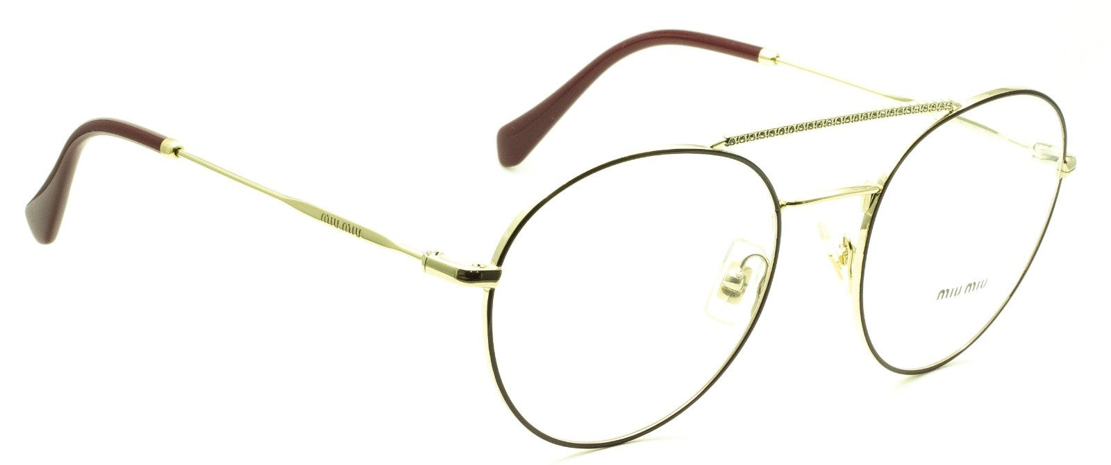 MIU MIU VMU 51R R1J-1O1 52mm Eyewear FRAMES RX Optical Eyeglasses Glasses- Italy