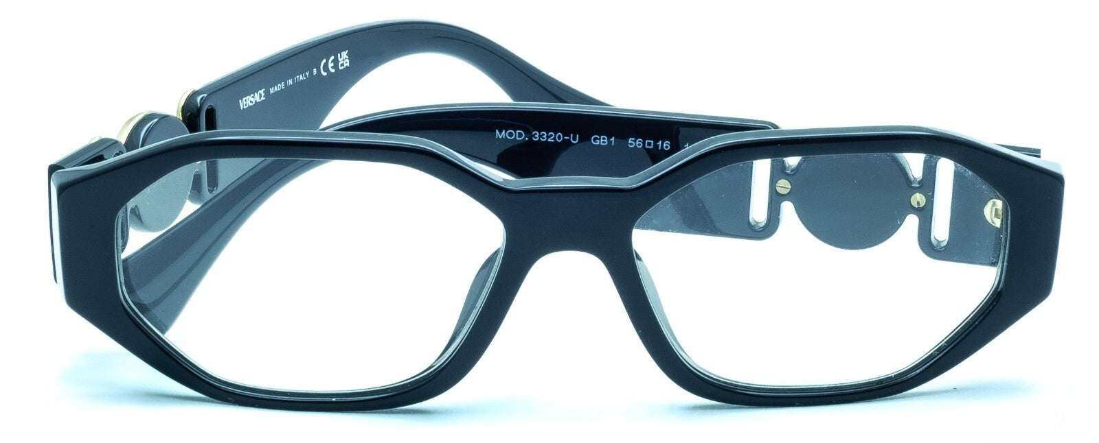 VERSACE 3320-U GB1 56mm Eyewear FRAMES Glasses RX Optical Eyeglasses - New Italy