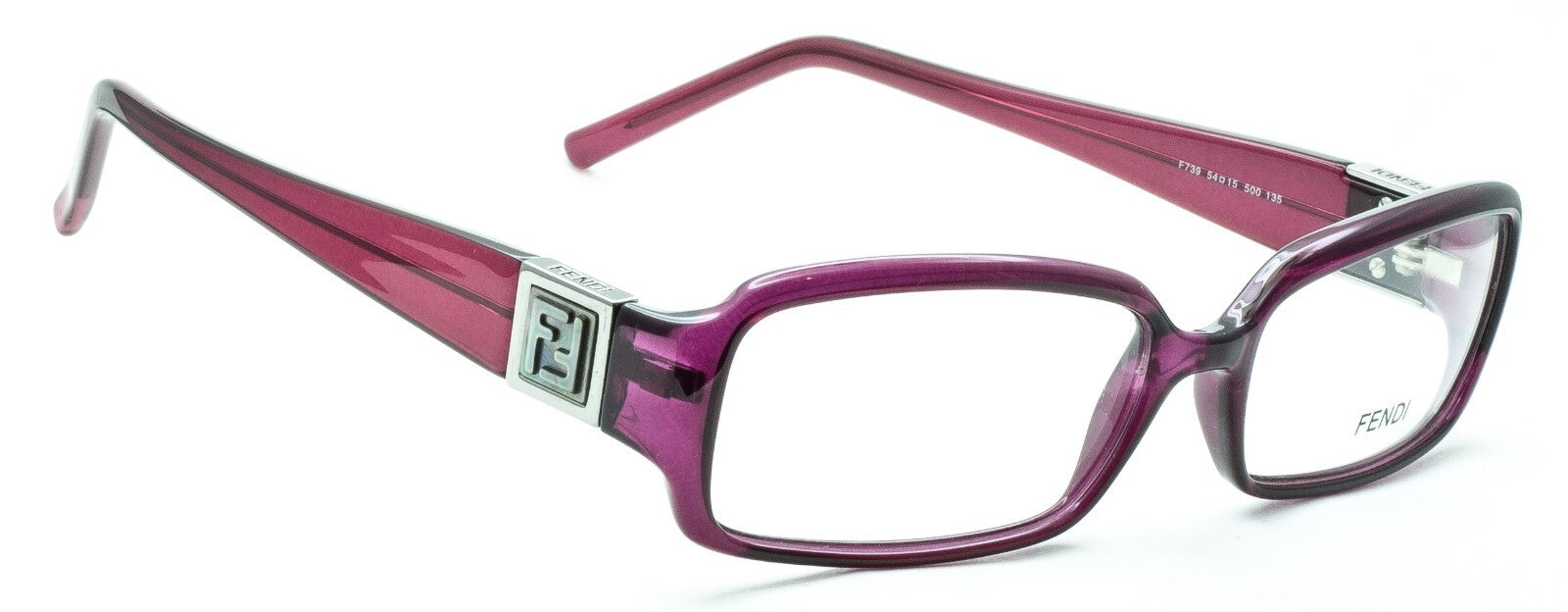 FENDI F739 500 54mm Eyewear RX Optical FRAMES Glasses Eyeglasses New - Italy