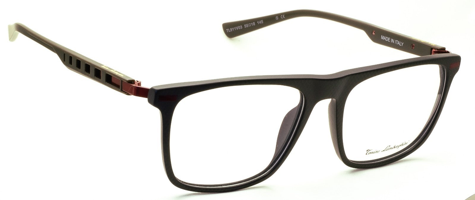 Tonino Lamborghini TL911V03 55mm RX Optical Glasses Eyewear Frames - New Italy