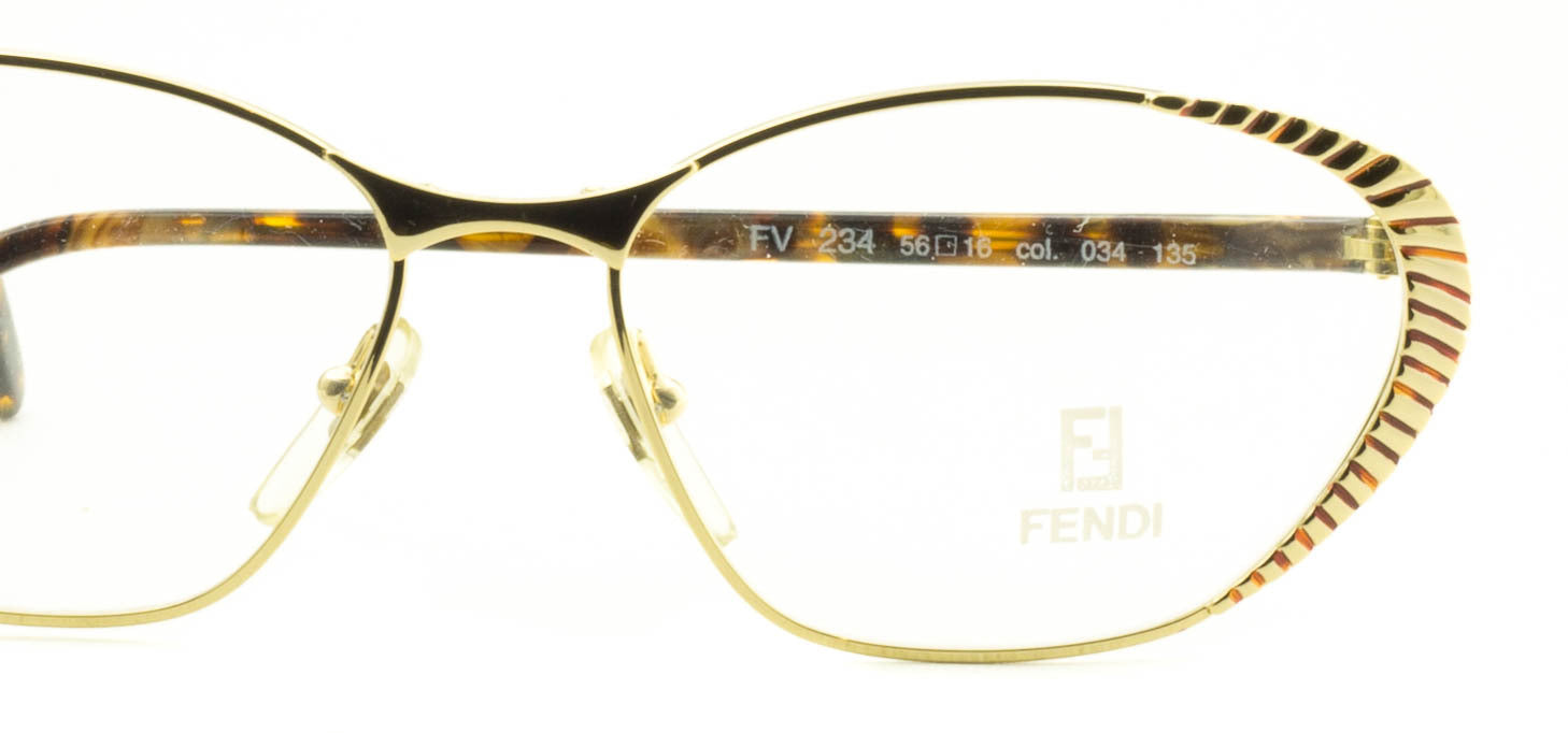 FENDI FV 234 Col 034 Eyewear RX Optical FRAMES NEW Glasses Eyeglasses Italy -NOS