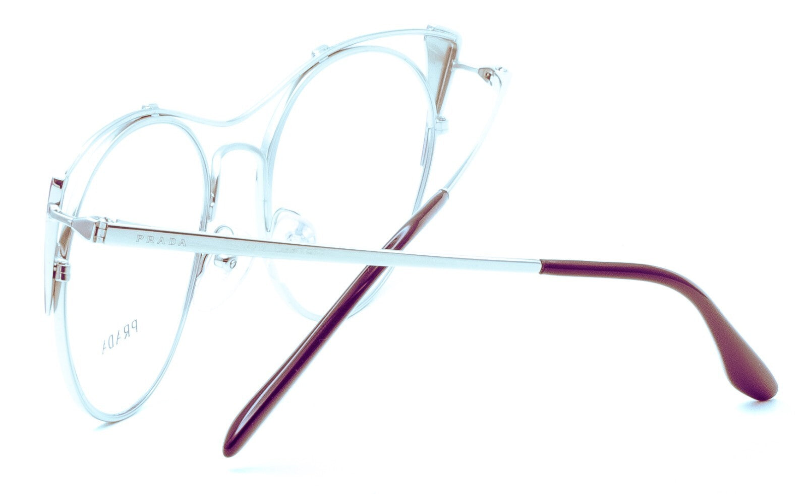 PRADA VPR 58V 332-1O1 53mm Eyewear FRAMES RX Optical Eyeglasses Glasses - Italy