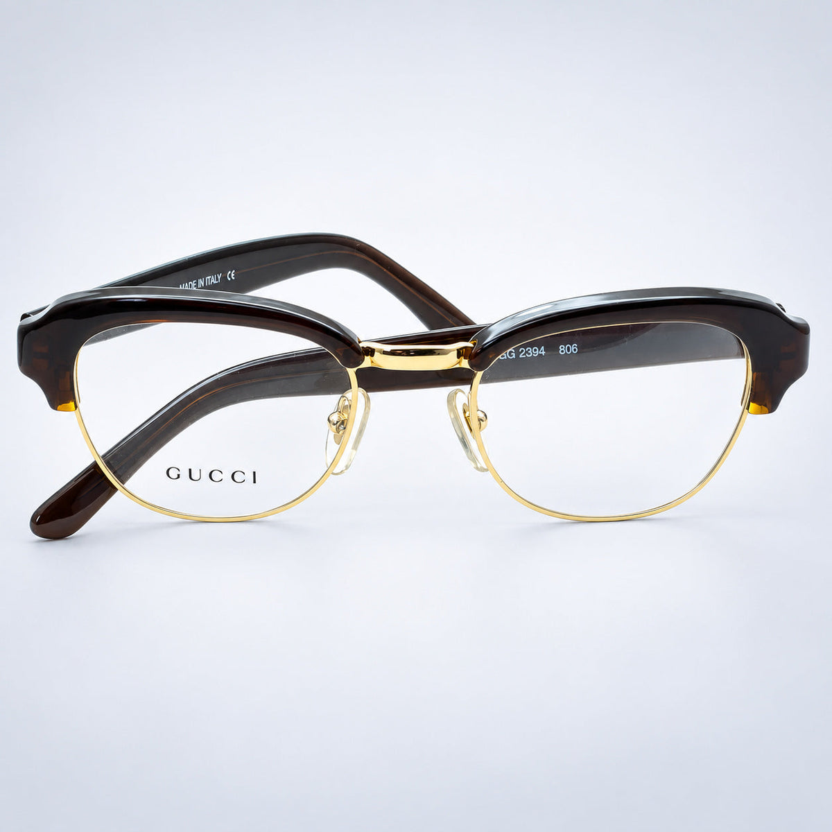 GUCCI GG 2394 806 48mm Vintage Eyewear FRAMES RX Optical Eyeglasses New - Italy
