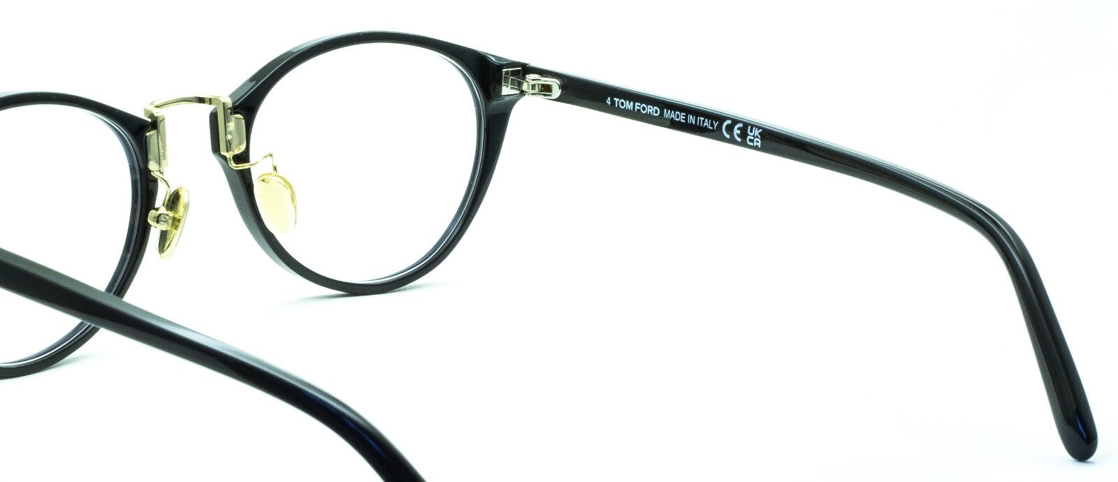 TOM FORD TF5728-D-B 001 51mm Blue Block Glasses Frames Eyewear RX - New Italy