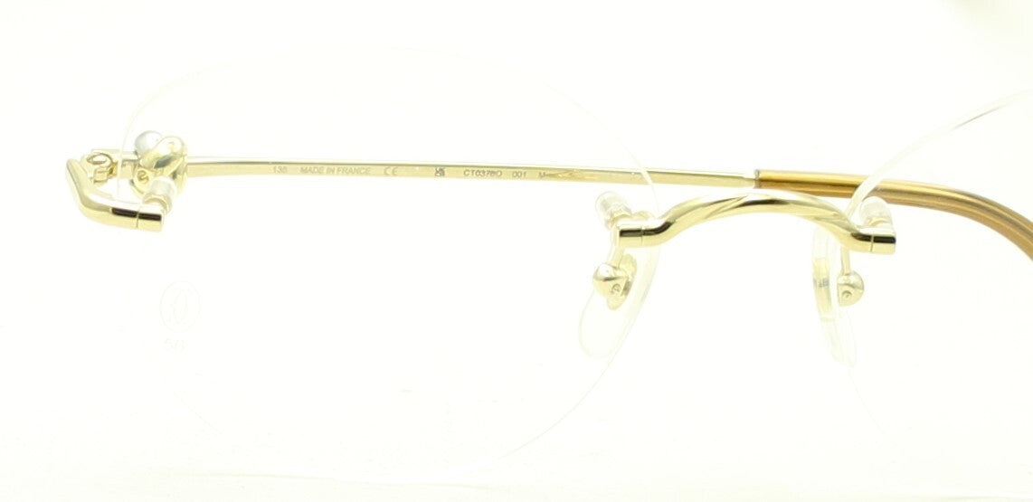 TRINITY DE CARTIER CT0376O 001 56mm Eyewear FRAMES RX Optical France Glasses New