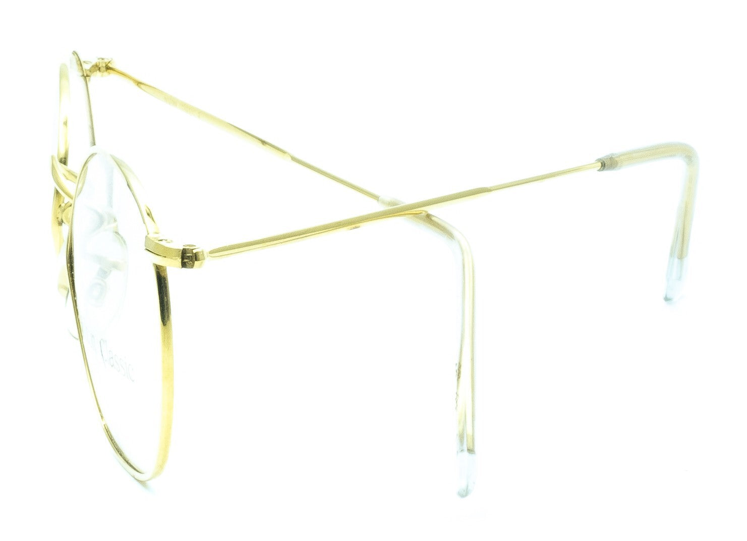 Hilton Classic 3 (SAVILE ROW) Quadra Gold 49x22mm FRAMES RX Optical Eyewear NOS