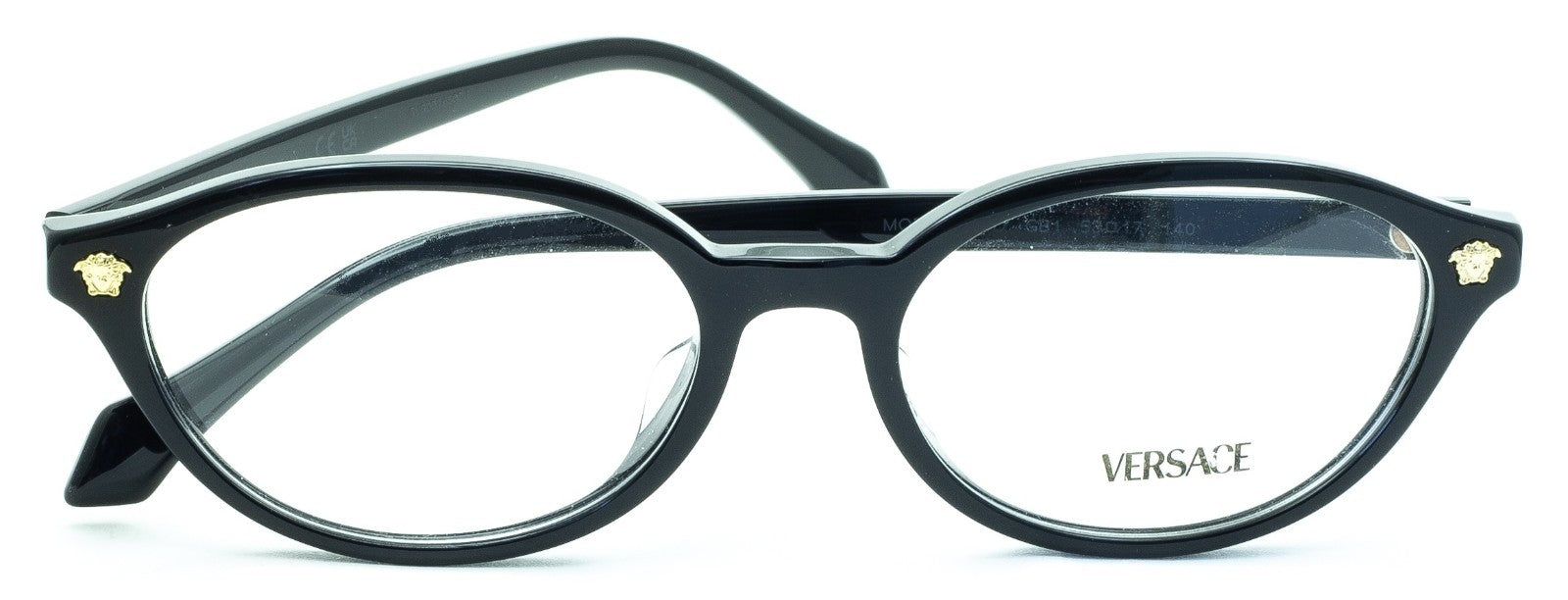 VERSACE MOD 3393-D GB1 53mm Eyewear FRAMES Glasses RX Optical Eyeglasses - Italy