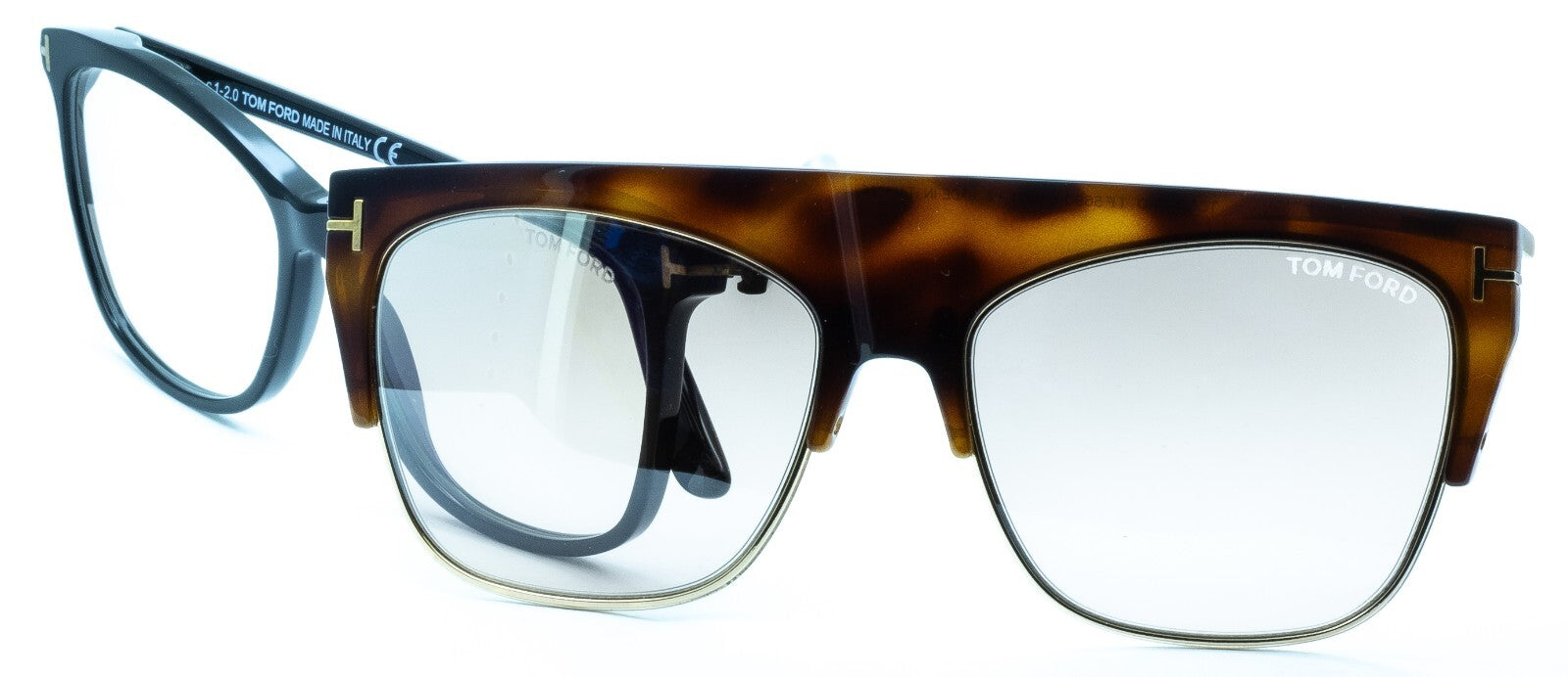 TOM FORD TF5690-B 001 55mm Blue Block Glasses Frames Eyewear RX - New BNIB Italy