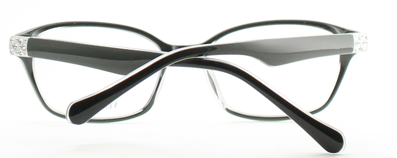 VERA WANG V317 BK Black 49mm RX Optical Eyewear FRAMES Glasses Eyeglasses - New