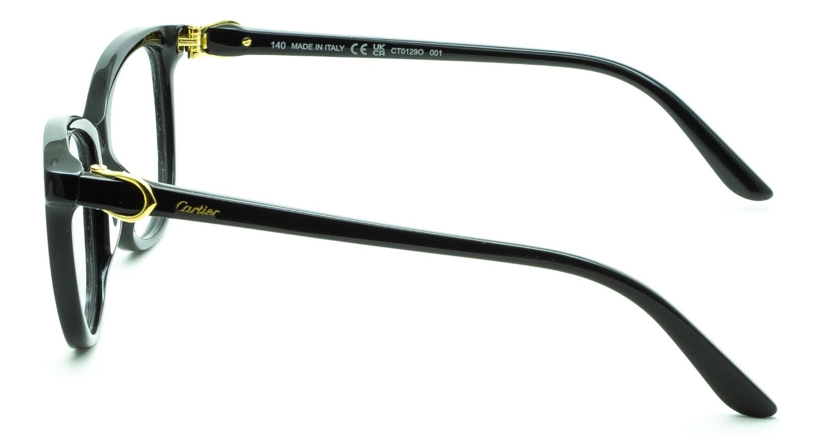 CARTIER C Décor CT0129O 001 53mm Eyewear FRAMES RX Optical France Glasses -Italy