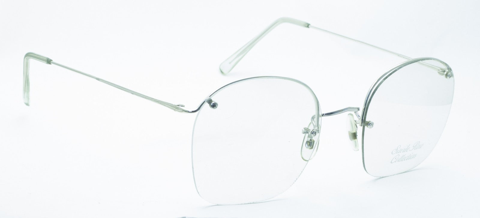 SAVILE ROW ENGLAND Rimway Rhodium 54x22mm Eyewear FRAMES RX Optical - New NOS