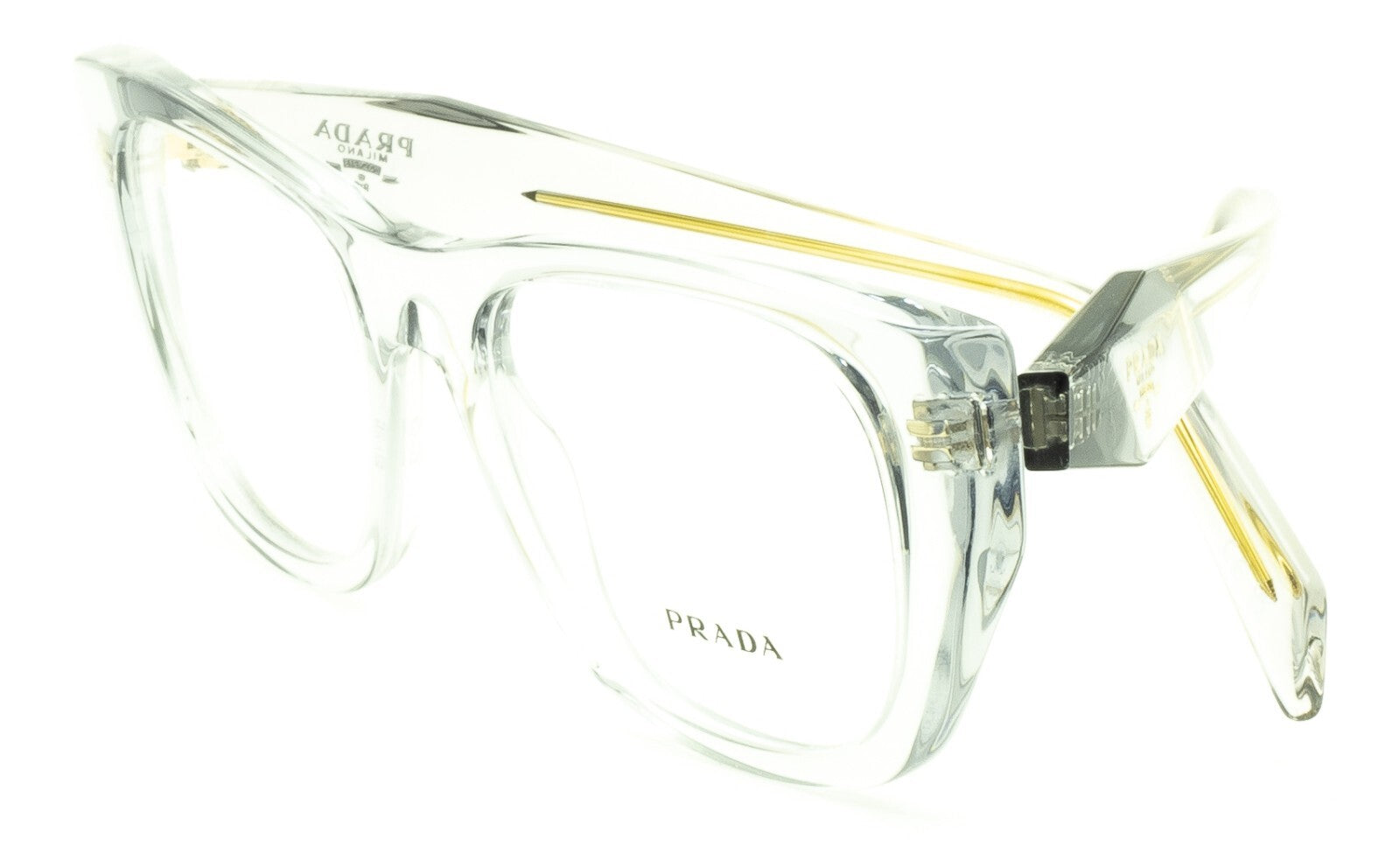 PRADA VPR A18 12R-1O1 52mm Eyewear FRAMES RX Optical Eyeglasses Glasses NewItaly