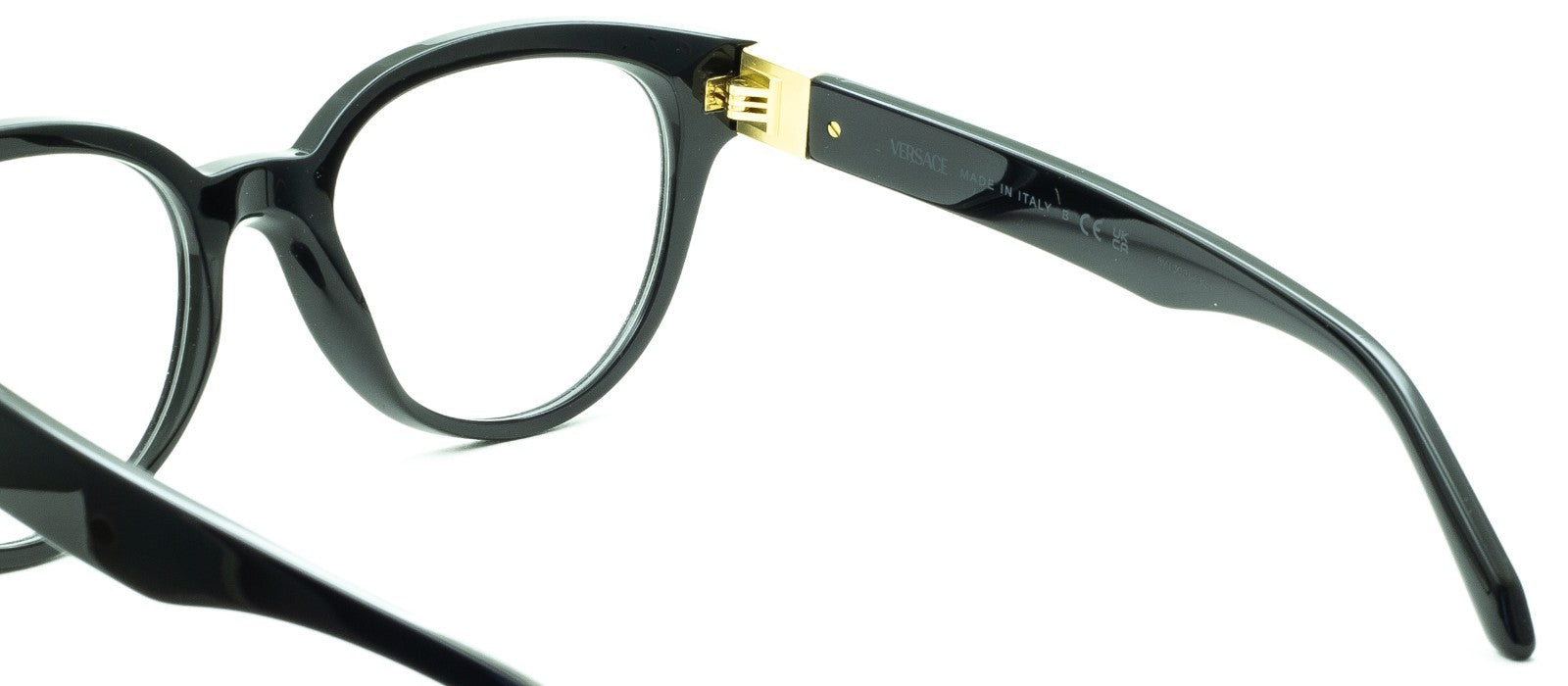 VERSACE MOD 3384 GB1 51mm Eyewear FRAMES Glasses RX Optical Eyeglasses - Italy