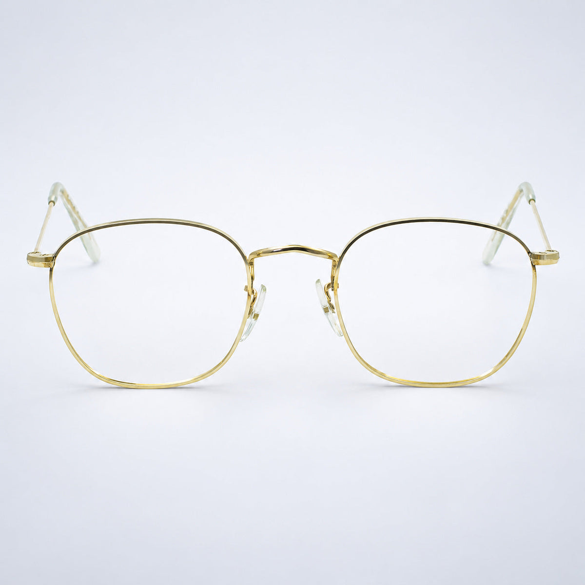 B.O.I.C. (SAVILE ROW) ENGLAND Fairway Gold 46x20mm PANTO Quadra RX Optical NOS