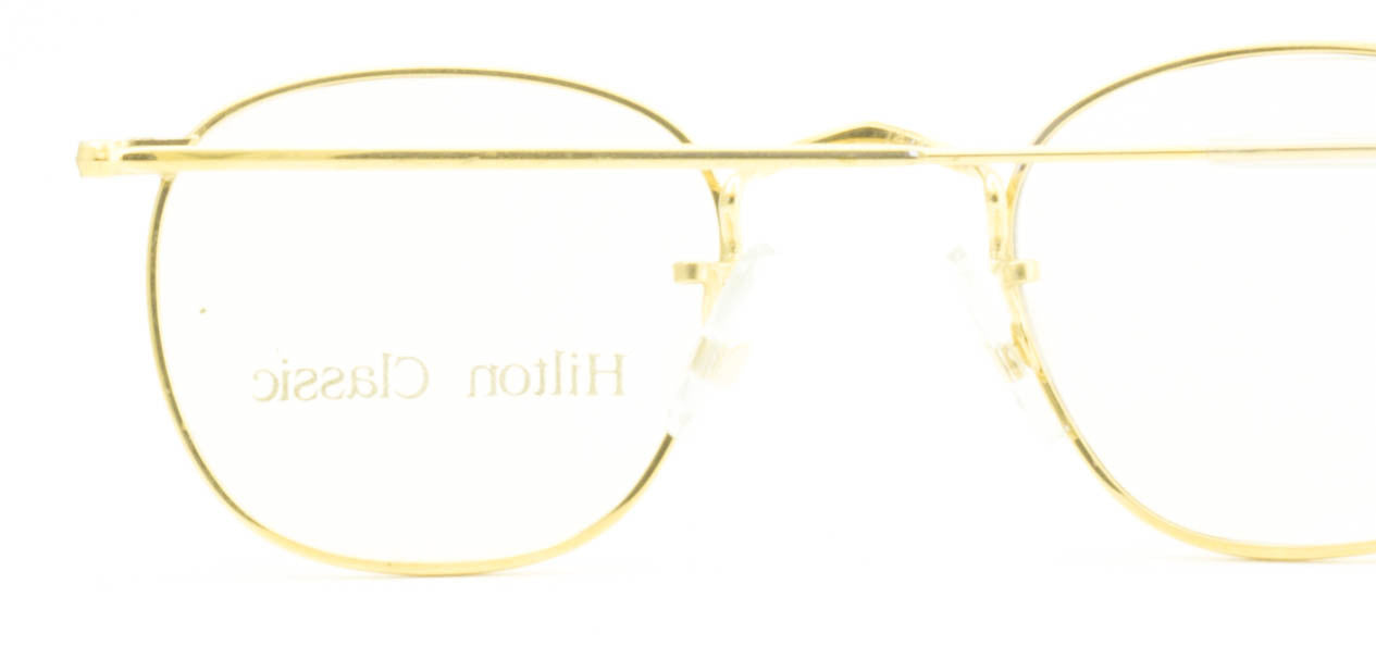 Hilton Classic 3 (SAVILE ROW) Quadra Gold 1035 42x20mm FRAMES RX Optical - NOS
