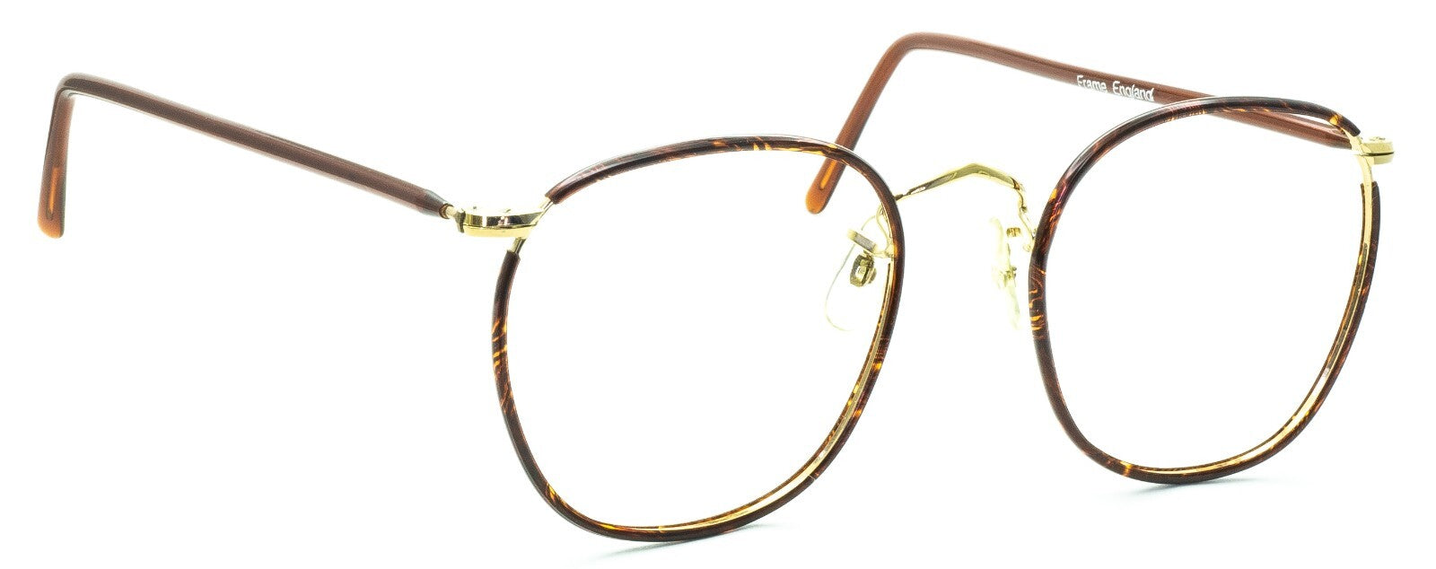B.O.I.C.(SAVILE ROW) Quadra Gold 52x22mm Frames RX Optical Eyeglasses GlassesNOS