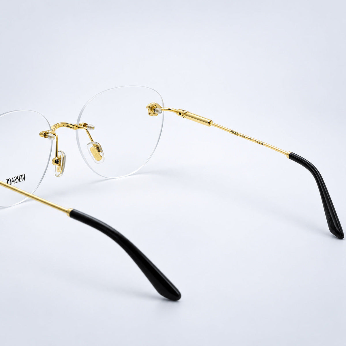 VERSACE MOD 1305 1002 55mm Eyewear FRAMES RX Optical Eyeglasses New - Italy