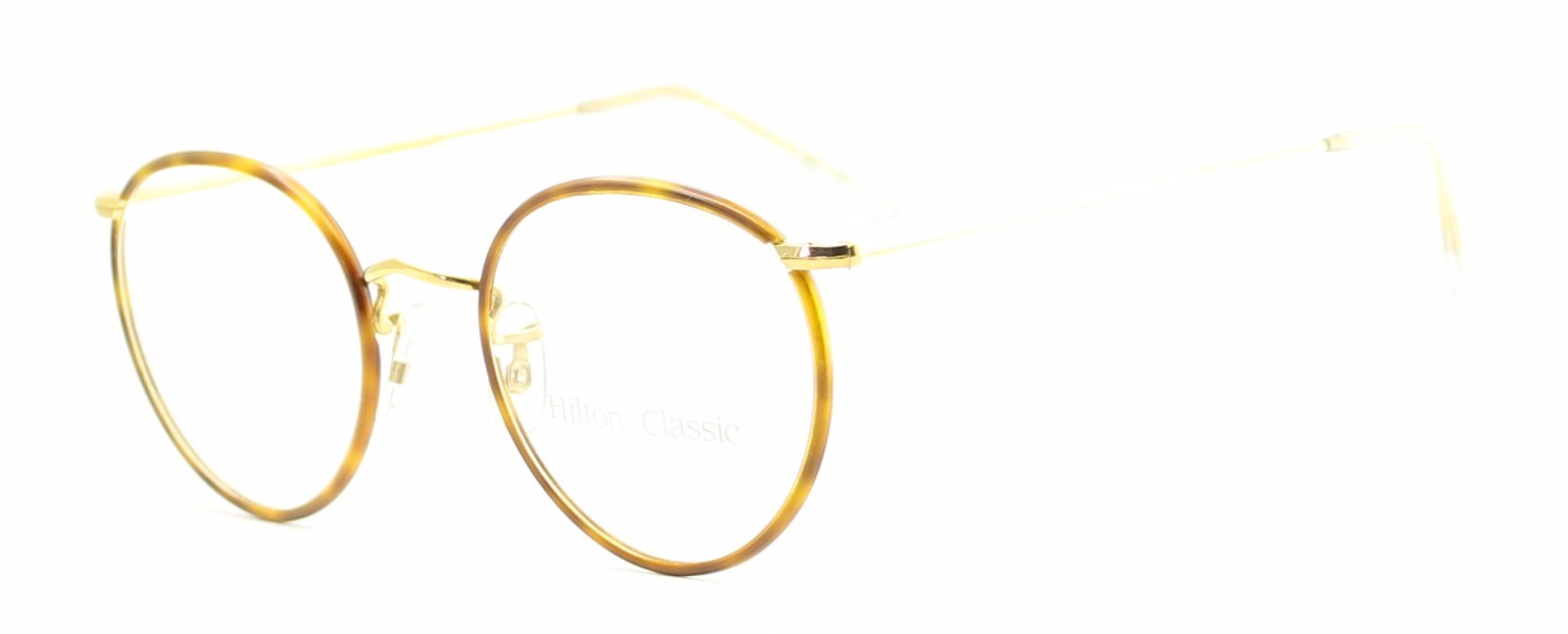 HILTON CLASSIC 1 (SAVILE ROW) Panto Blond 47x22mm Eyewear RX Optical - New NOS