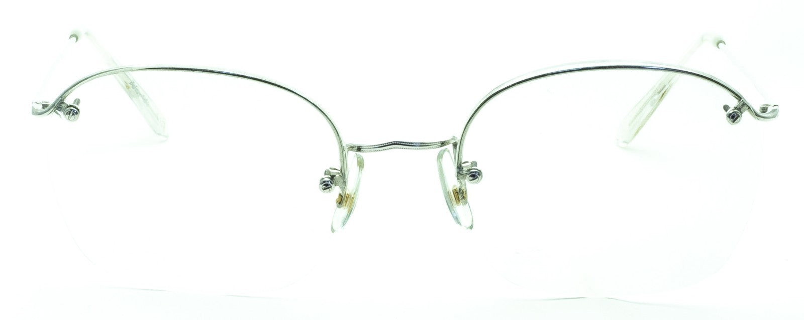 SAVILE ROW ENGLAND Rimway Rhodium 52x20mm Eyewear FRAMES RX Optical - New NOS