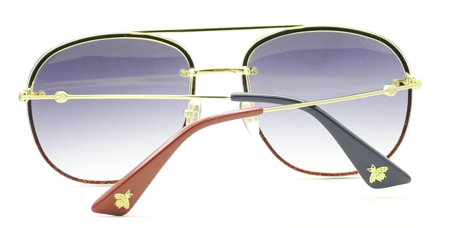 GUCCI GG 0227S 006 62mm Pilot Sunglasses Shades Eyewear Frames - New Japan