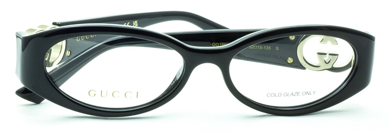 GUCCI GG 1693O 001 52mm Eyewear FRAMES Glasses RX Optical Eyeglasses - New Japan