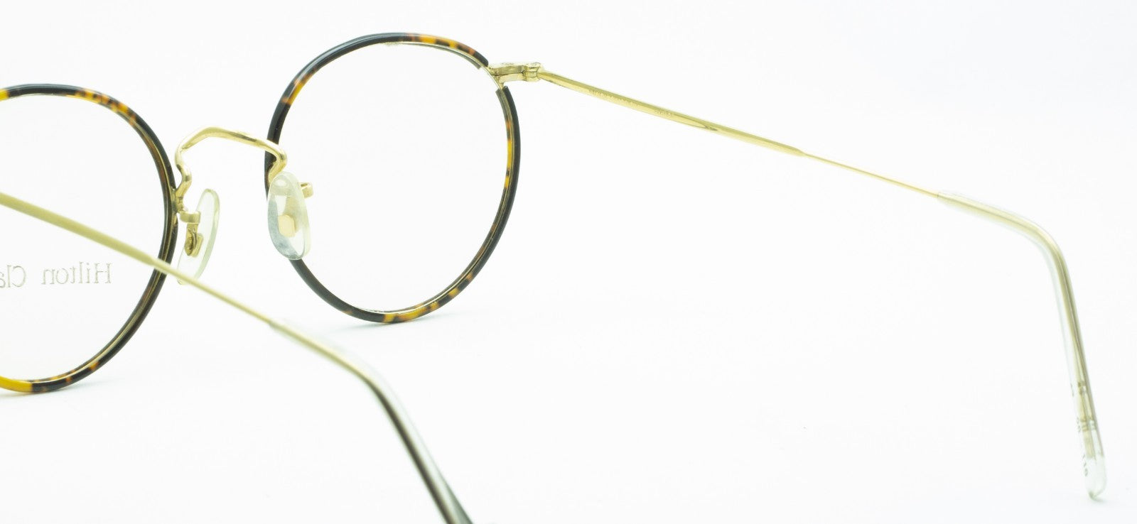 HILTON CLASSIC 1 (SAVILE ROW) Panto Tortoise 47x20mm Eyewear RX Optical - NOS