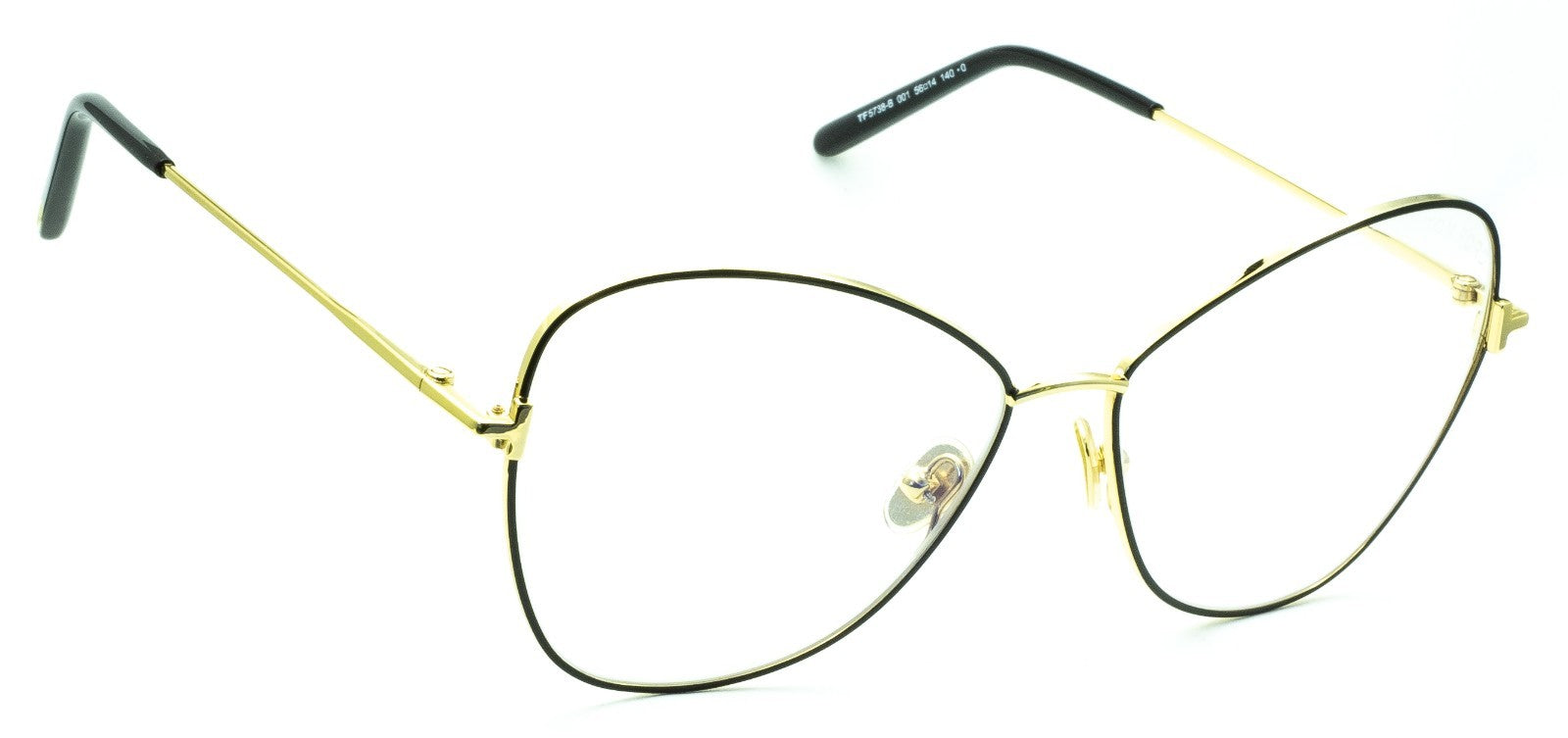 TOM FORD TF 5738-B 001 56mm RX Optical Glasses Frames Eyewear New BNIB - Italy