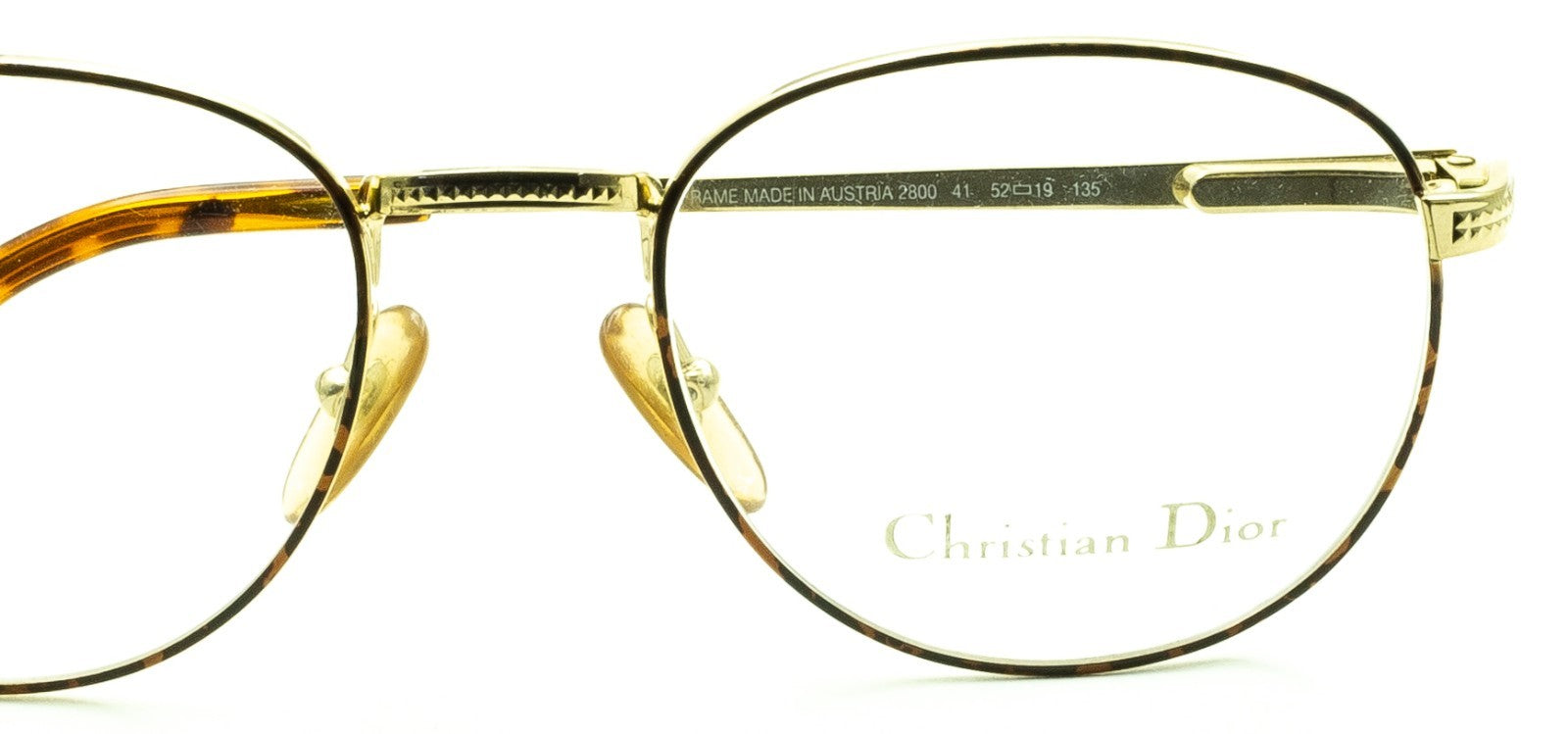 CHRISTIAN DIOR 2800 41 52mm Eyewear Glasses RX Optical FRAMES VINTAGE Austria